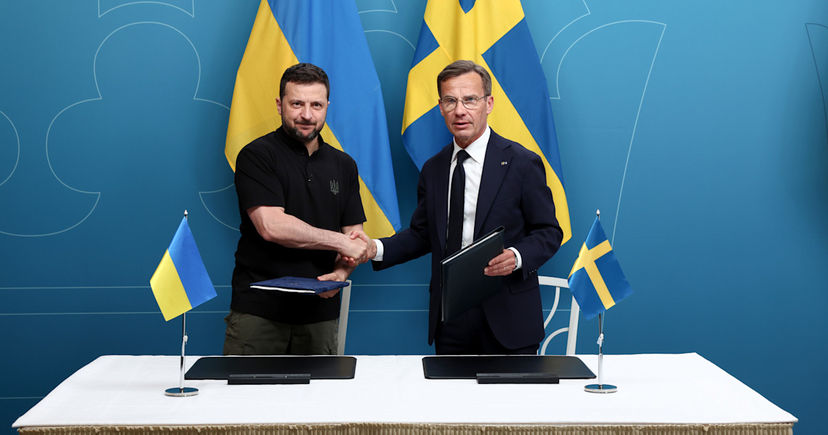 Sverige stärker säkerhetssamarbetet med Ukraina