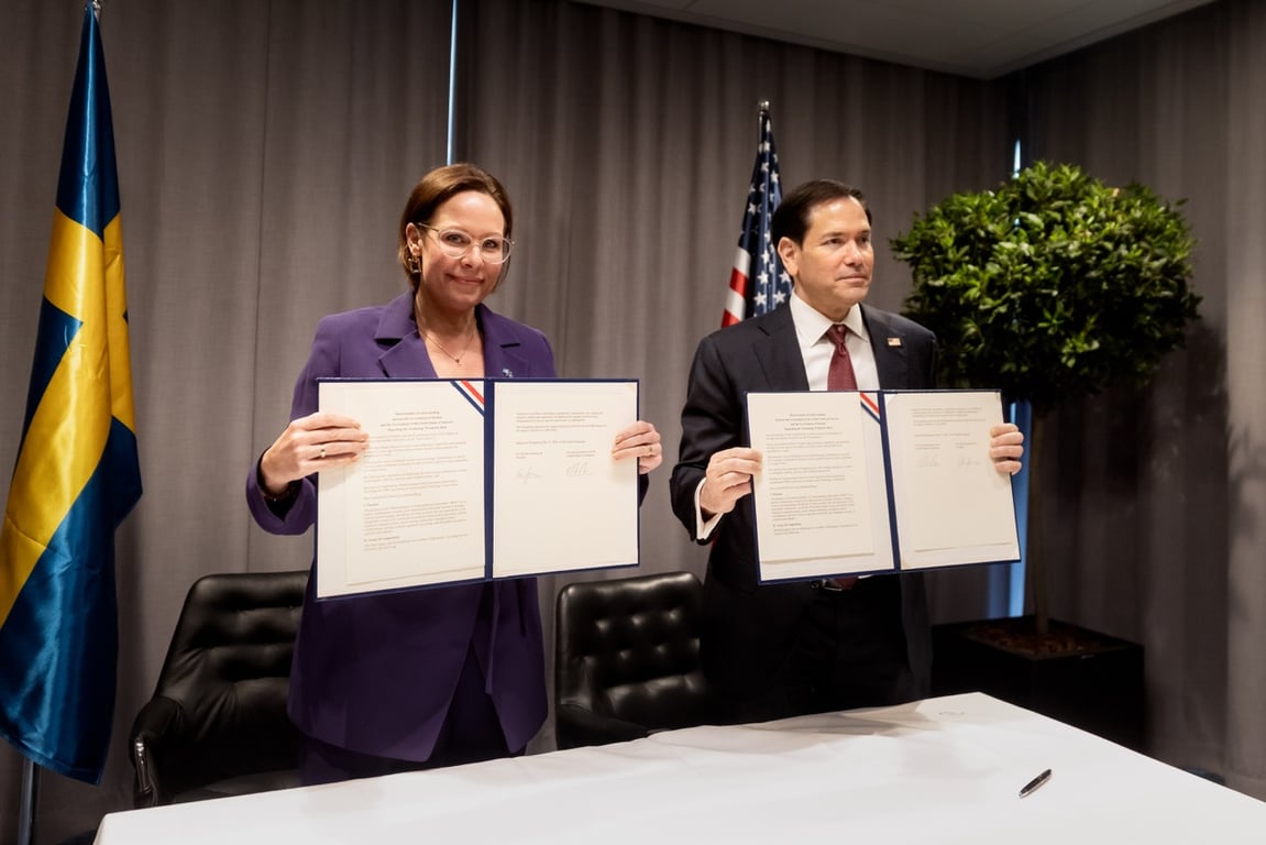 Sweden and the USA Sign Technology Cooperation Agreement
