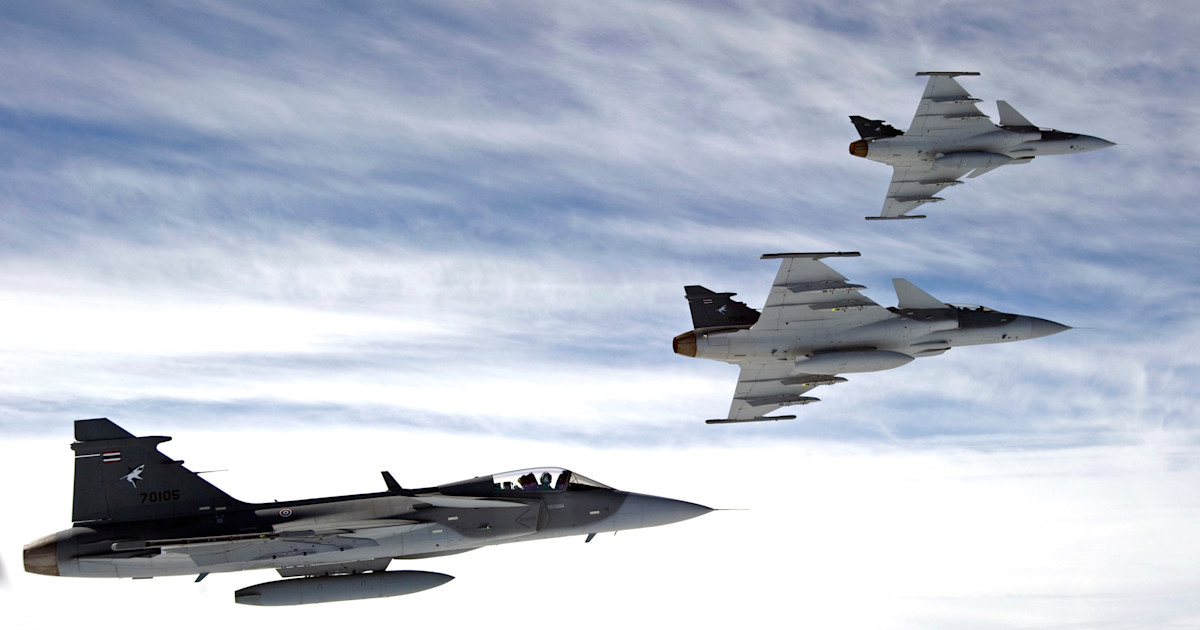 Thailand beställer fyra Gripen E/F