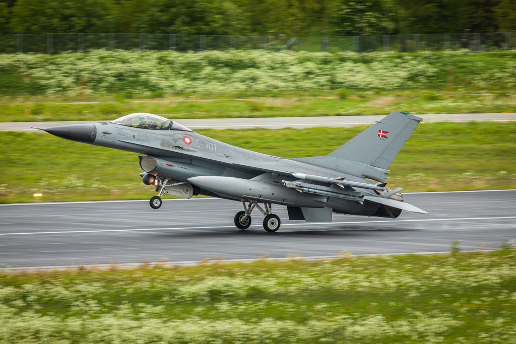 Denmark has delivered the first F-16 aircraft to Argentina