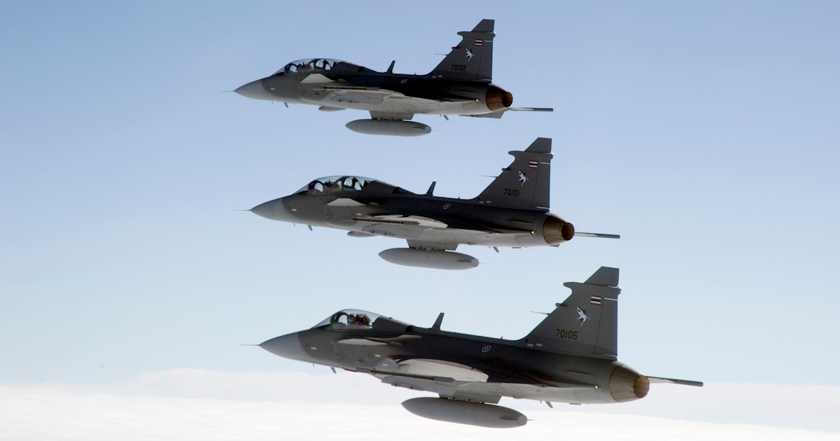 Uppgifter: Thailands flygvapen överväger nya Gripen