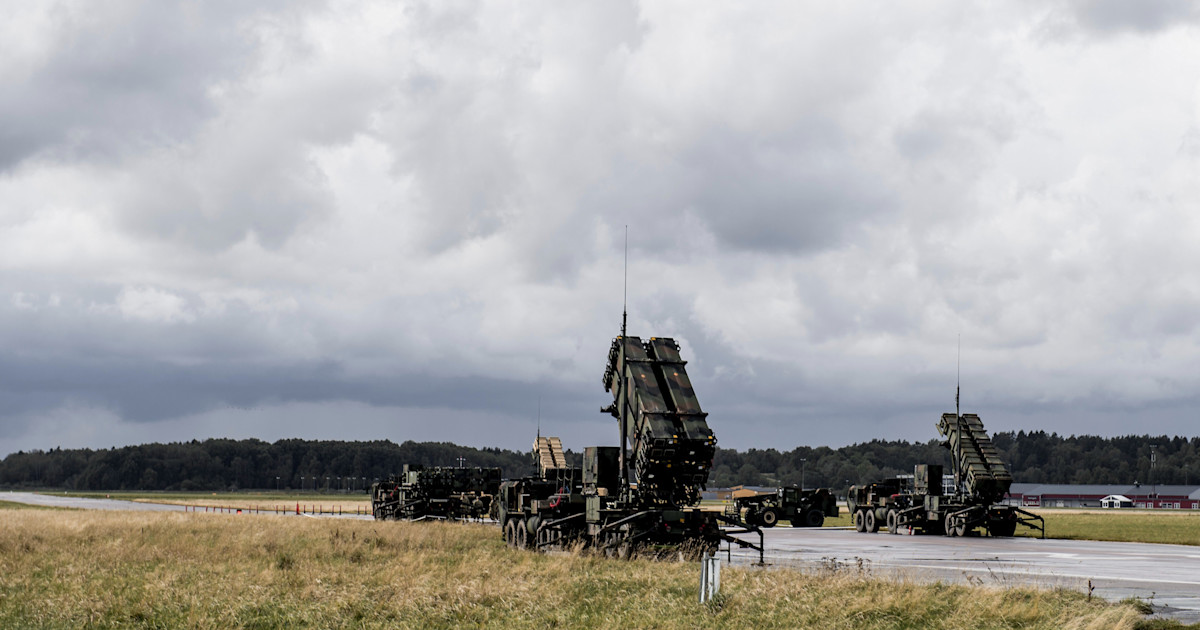 Försvarsmakten genomförde beredskapsoperation med luftvärnssystem i Göteborg
