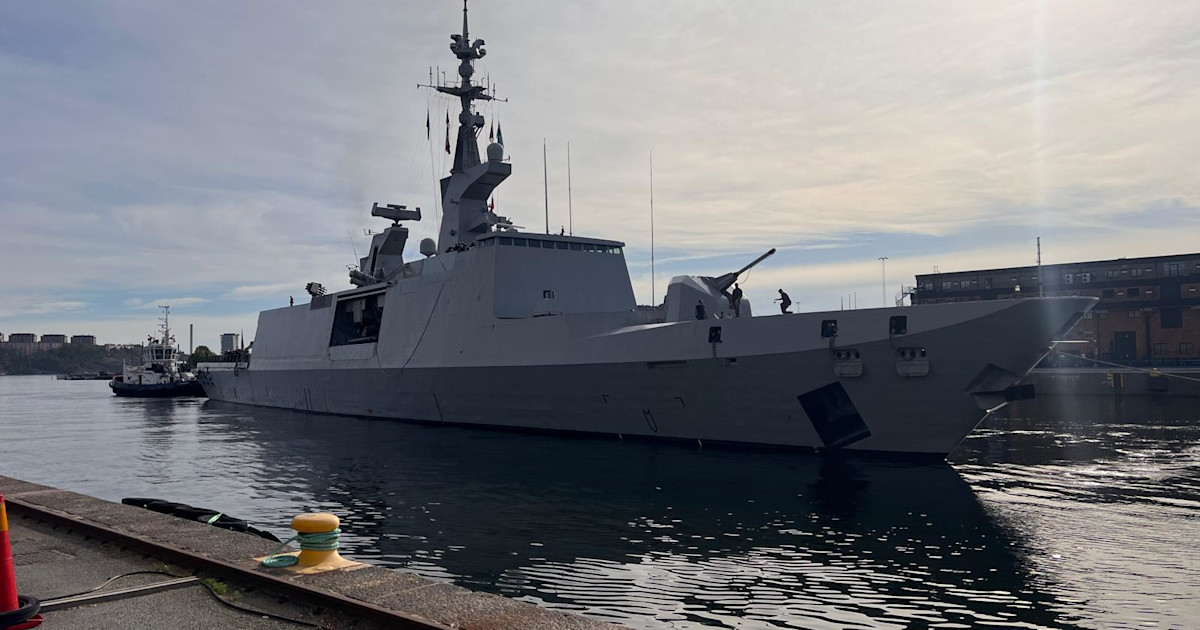 FS La Fayette besuchte Stockholm