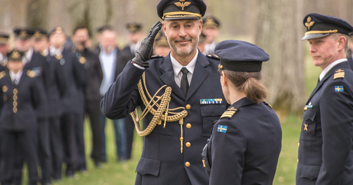 Mattias Ottis ny sjef ved Skaraborgs flygflottilj