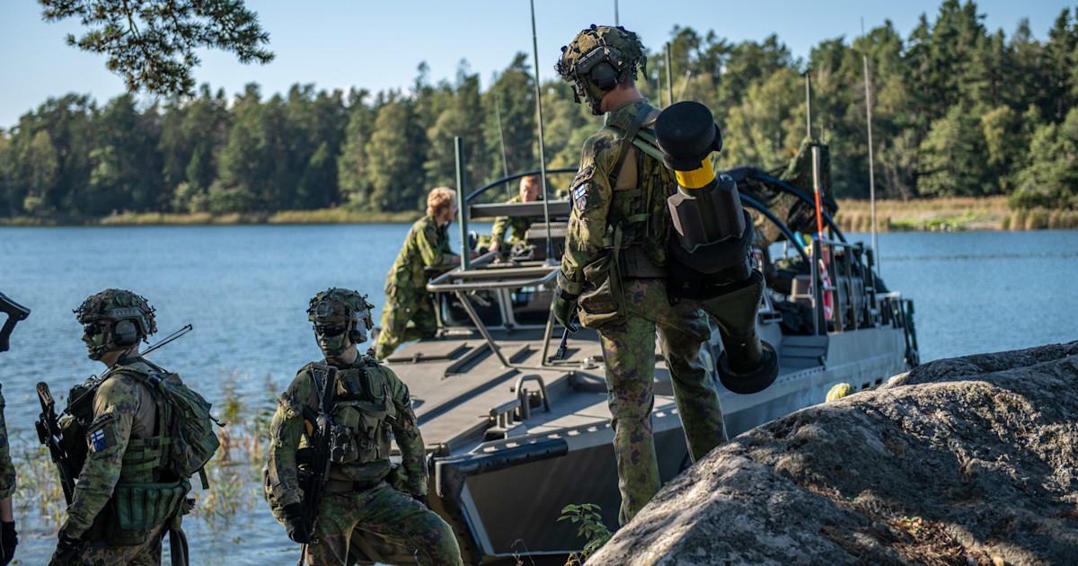 Sverige og Finland øver forsvar av skjærgård