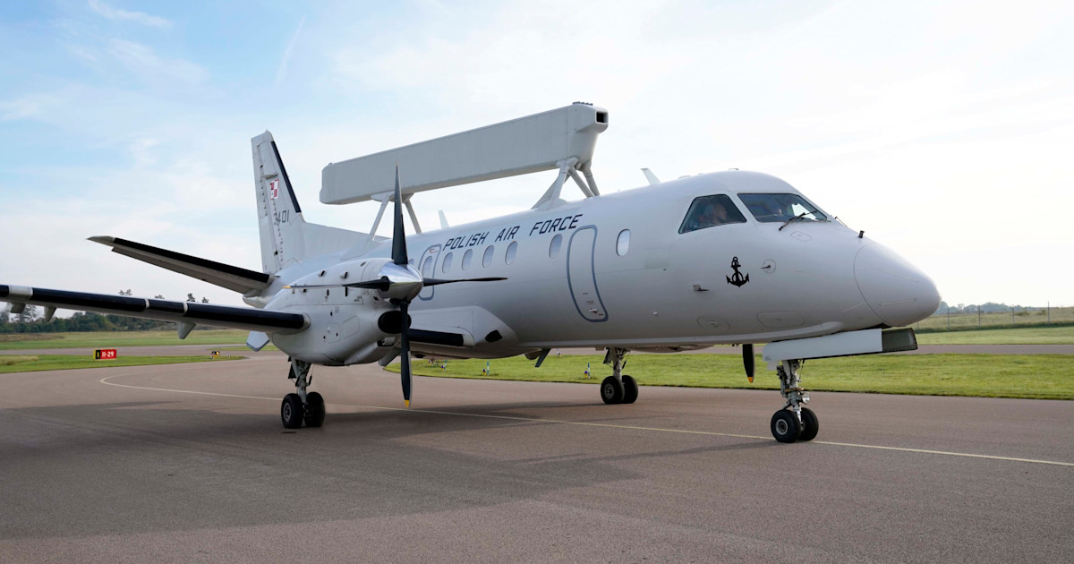 Saab präsentiert Polens erstes 340 AEW Radaraufklärungsflugzeug