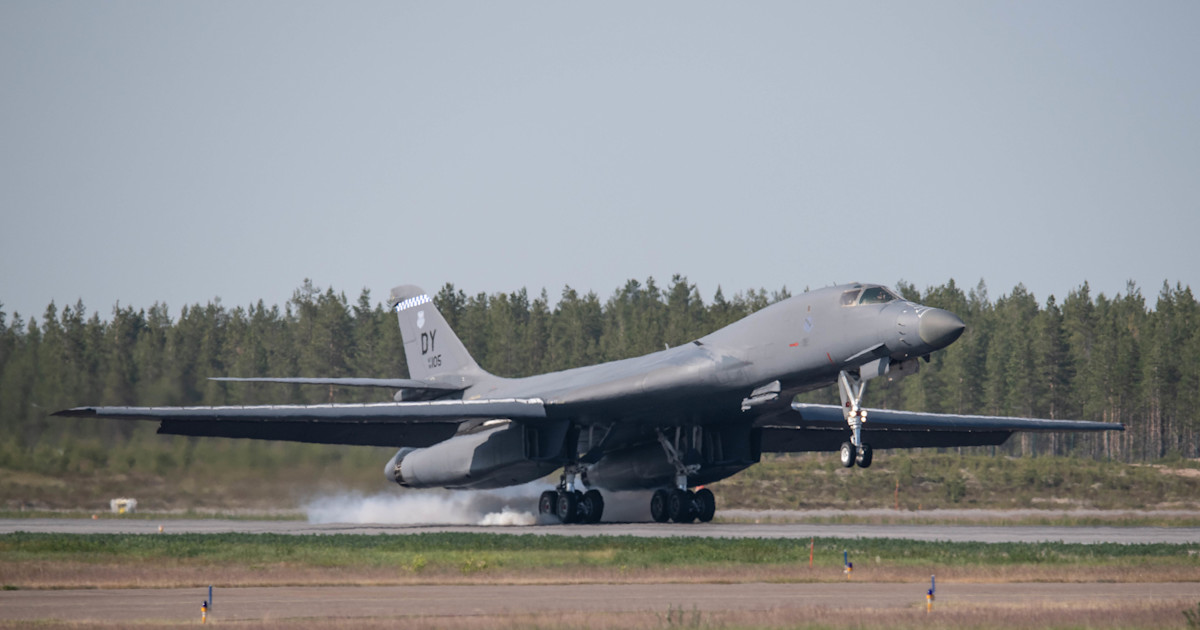 Bombardiers stratégiques américains en Suède