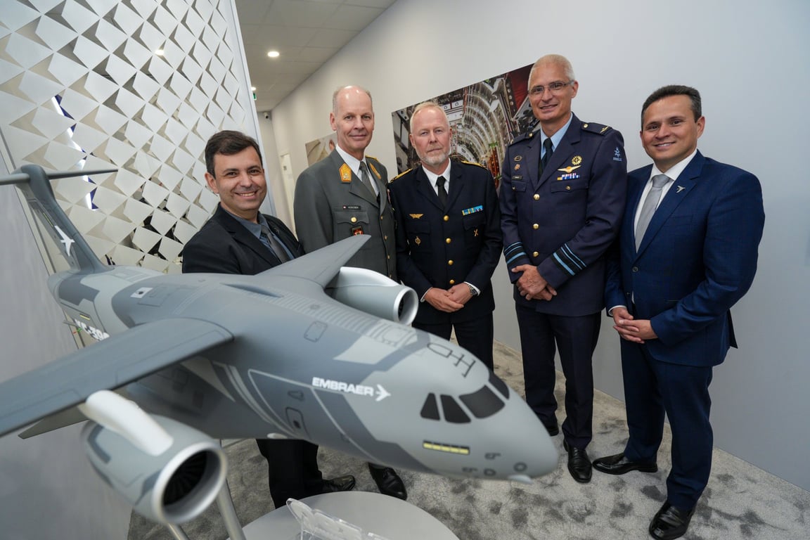Embraer entrega sistema de entrenamiento para el C-390 a Suecia