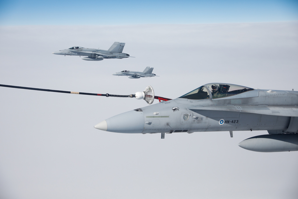 Nordische Kampfflugzeuge operierten im finnischen Luftraum