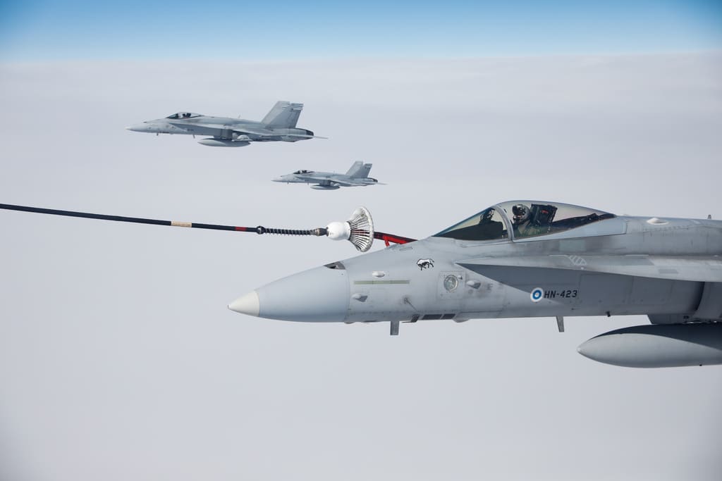 Des chasseurs nordiques ont opéré dans l'espace aérien finlandais