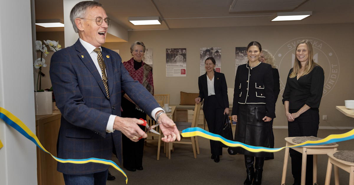 Kronprinsessen indviede Soldaterhjemsforbundets nye kontor