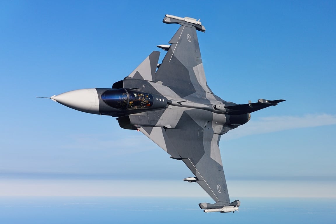 Saab tecknar avtal om 16 Gripen E till Ukraina