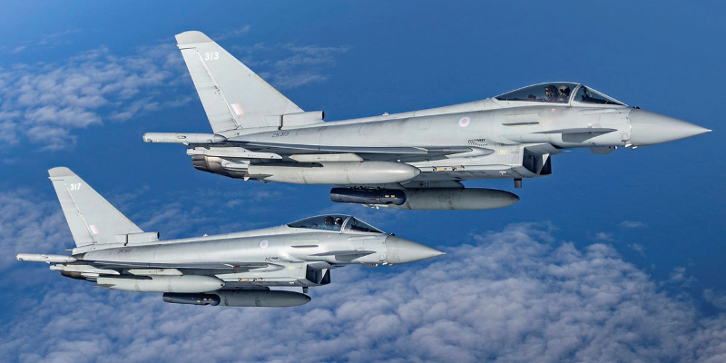QinetiQ forlenger Typhoon-avtale med det britiske forsvarsdepartementet verdt 205 millioner pund