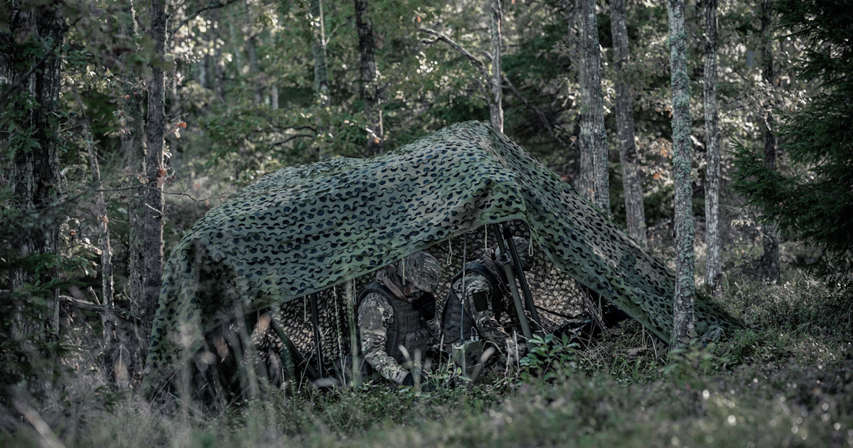 Frankrike beställer tusentals kamouflage-nät av Saab