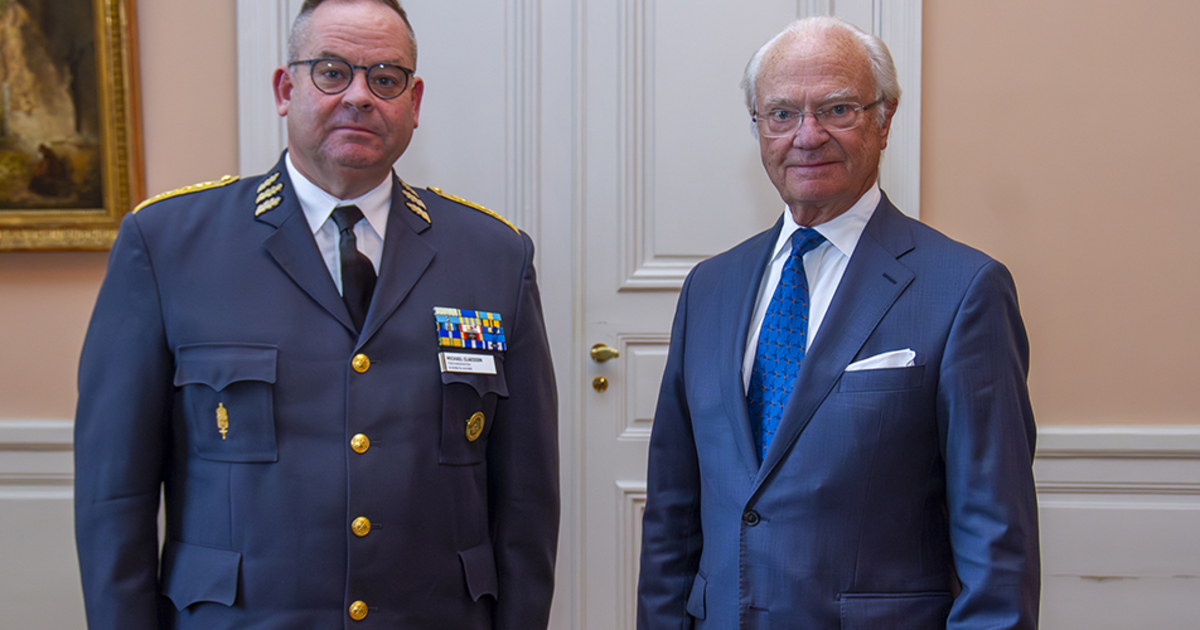 Kongen modtog forsvarschef Michael Claesson