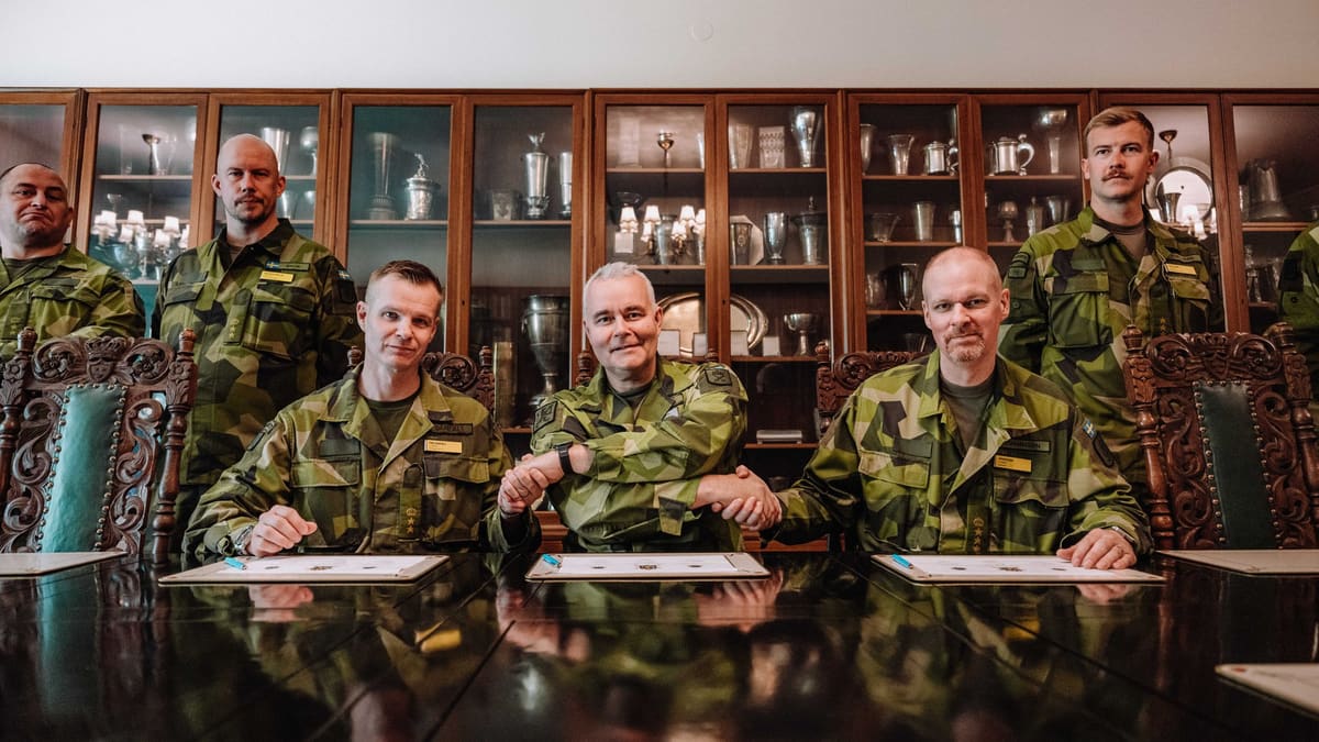 Outgoing brigade commander Martin Johansson: "We are helping to drive the transformation"