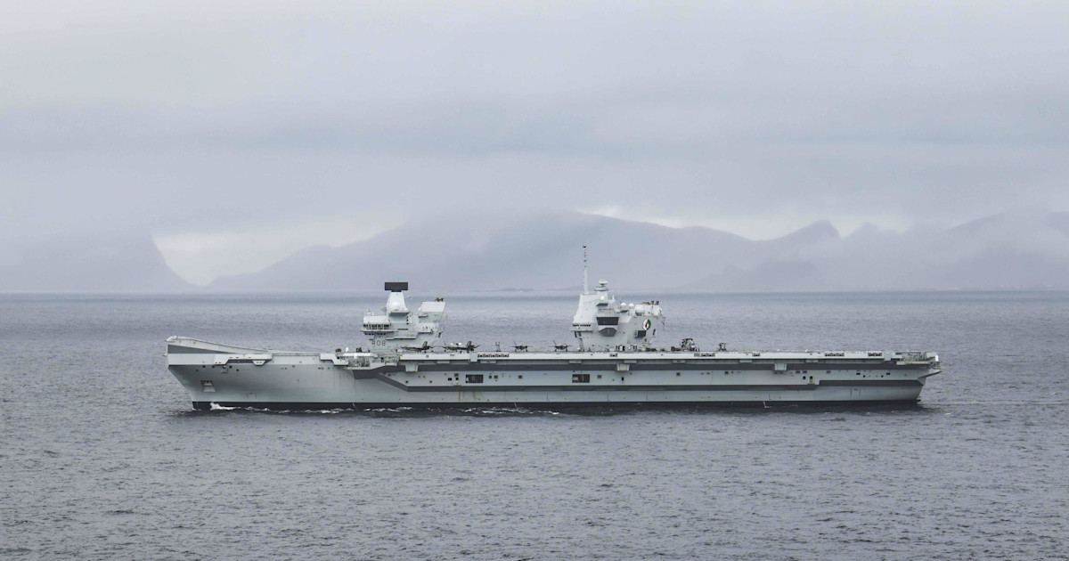 Brittiskt hangarfartyg besöker Göteborg