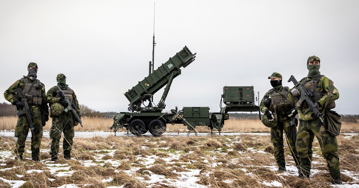 Sverige förstärker luftvärnet med allierade
