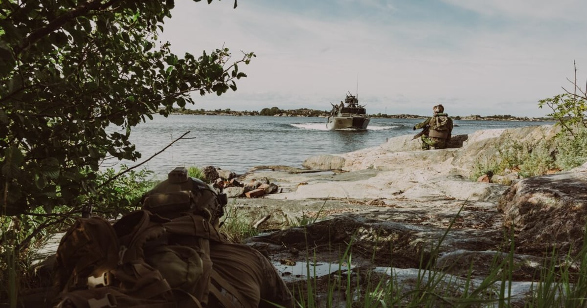 Svensk-amerikansk øvelse i Stockholms skjærgård