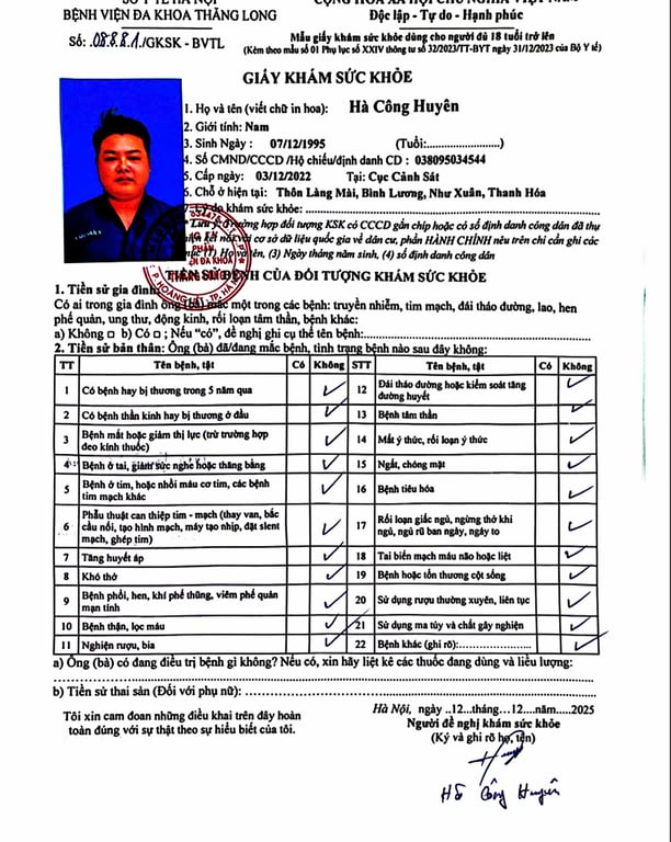 Hồ sơ pháp lý CÔNG TY TNHH THẮNG THỦY