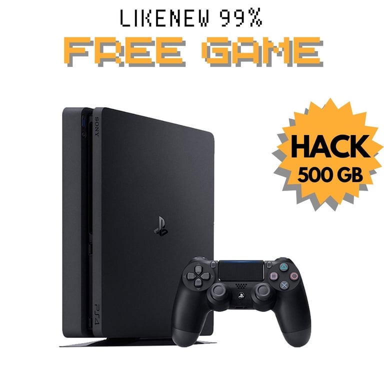PS4 Slim FW 12.52 500Gb Cũ Fullbox 98%