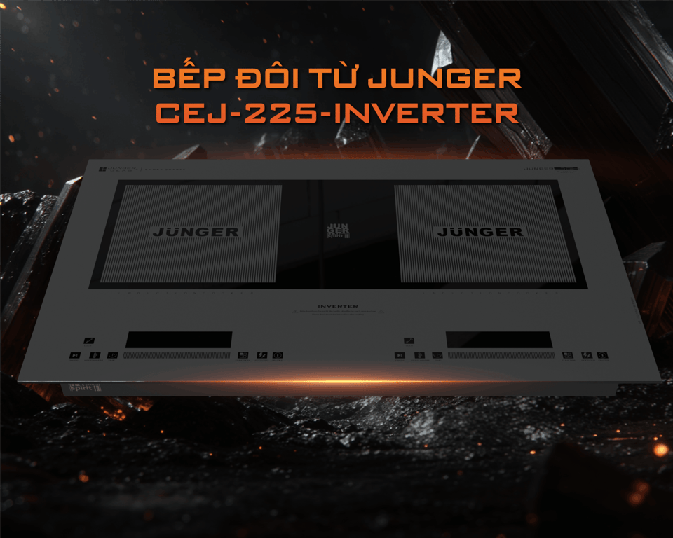 Bếp từ đôi Junger JG CEJ-225-INVERTER
