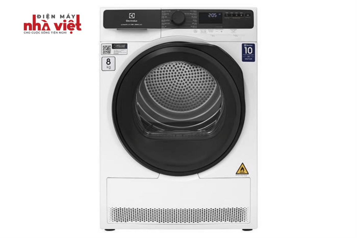 Máy sấy bơm nhiệt Electrolux UltimateCare 500 8 kg EDH803J5WC