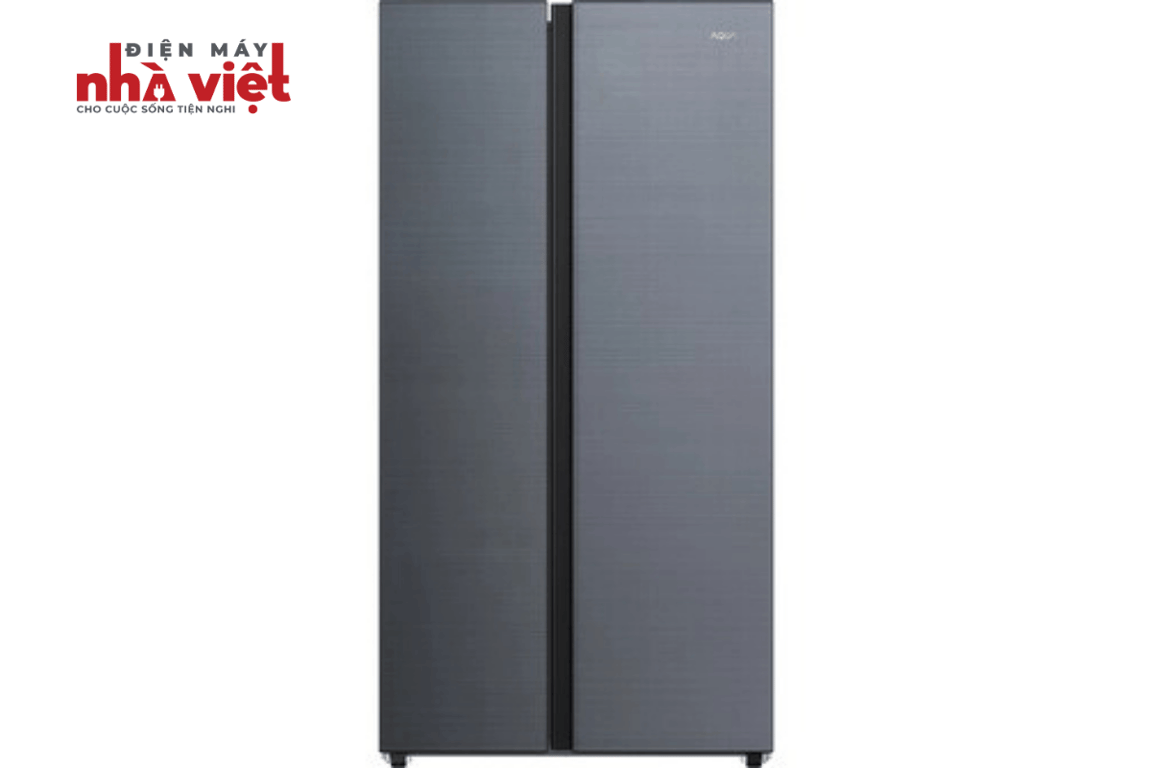 Tủ lạnh Aqua Inverter 569 lít Side By Side AQR-S633XA(SL)