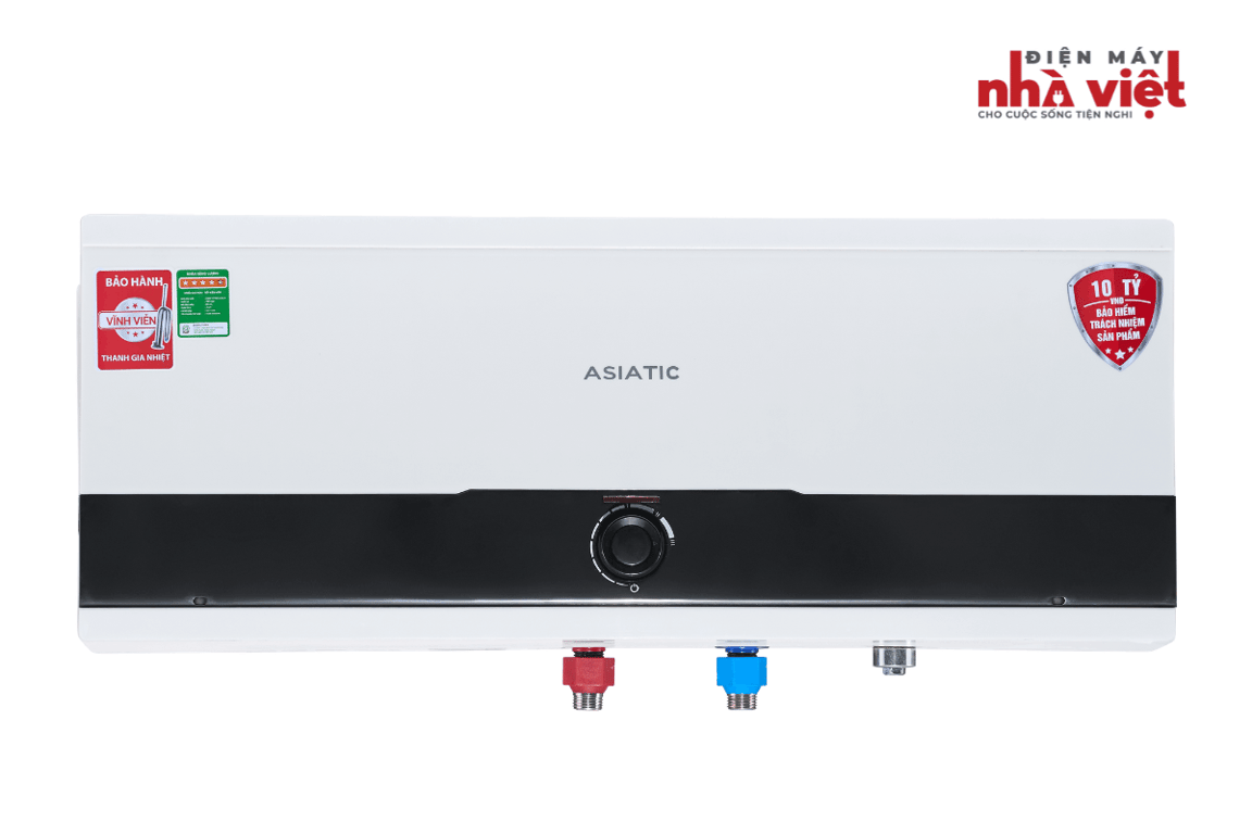 Bình nóng lạnh Asiatic ngang 20L - Mẫu Slim - AN20UT