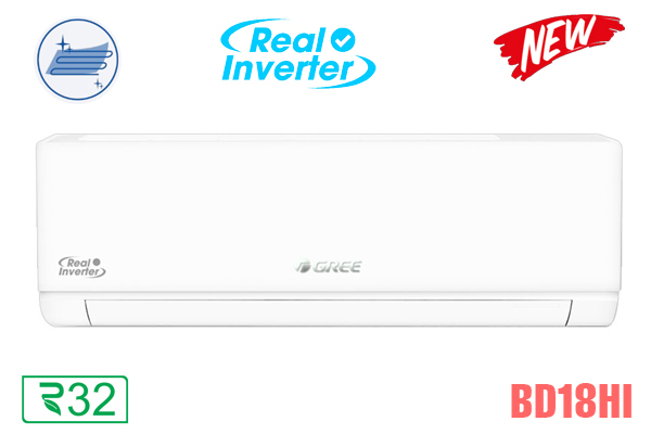 Điều hòa Gree 18000BTU 2HP 2 chiều inverter BD18HI