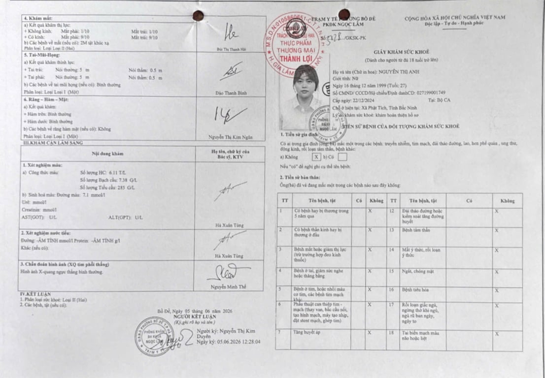 Hồ sơ pháp lý CÔNG TY TNHH THỰC PHẨM THƯƠNG MẠI THÀNH LỢI