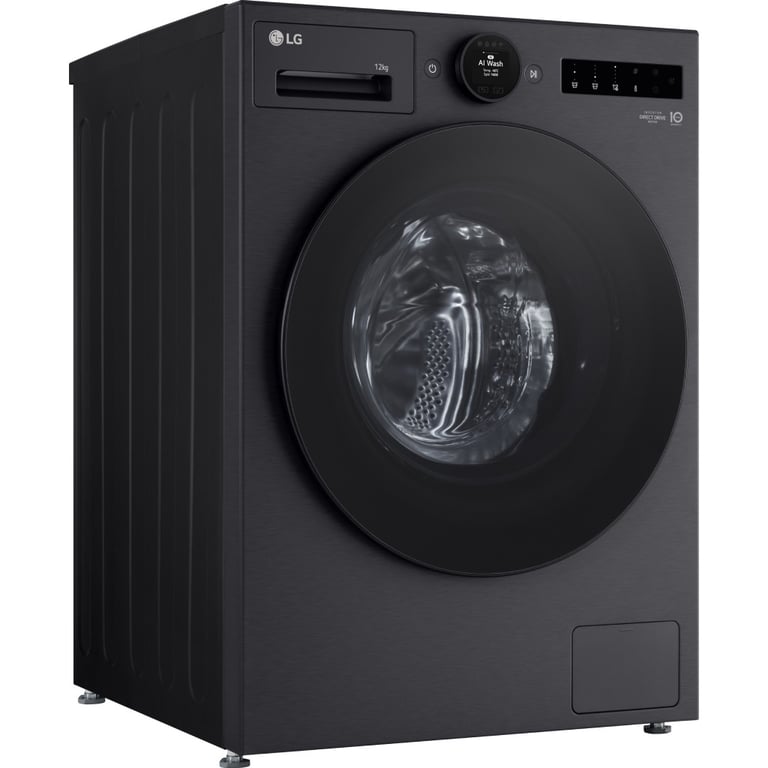 Máy giặt lồng ngang LG AI DD™ Inverter 12kg màu đen FX1412S3K