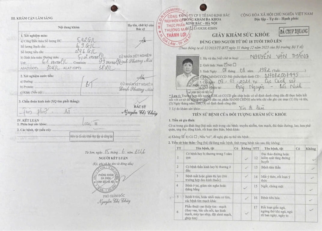 Hồ sơ pháp lý CÔNG TY TNHH THỰC PHẨM THƯƠNG MẠI THÀNH LỢI