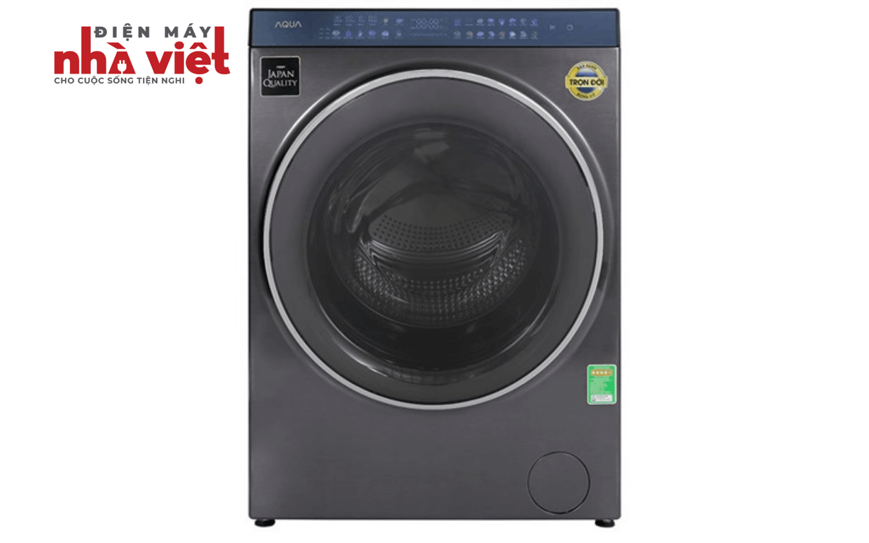 Máy giặt sấy Aqua Inverter giặt 15 kg - sấy 10 kg AQD-DH1500G.PP