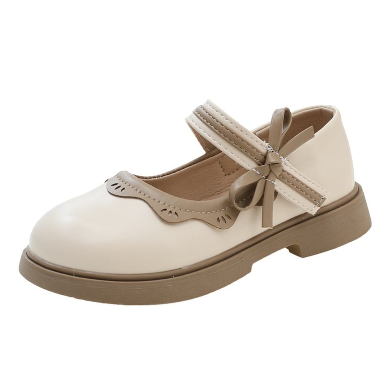 M012 Giày Búp Bê Mary Jane Vintage Viền Răng Cưa Cho Bé Gái (Size 25-31)