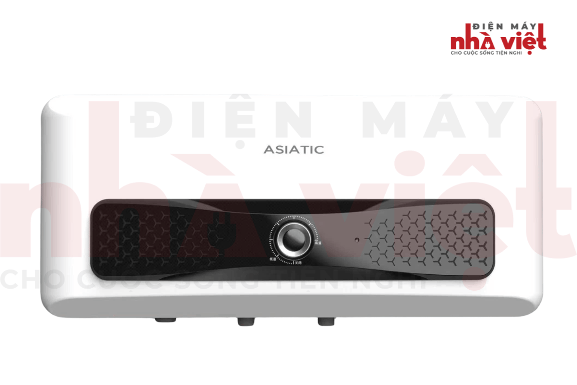 Bình nóng lạnh Asiatic ngang 15L - Mẫu Slim BN15A - 2026