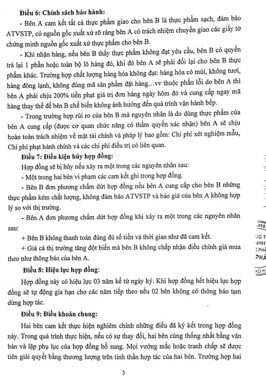 Hồ sơ pháp lý CÔNG TY TNHH THỰC PHẨM LỢI PHÁT