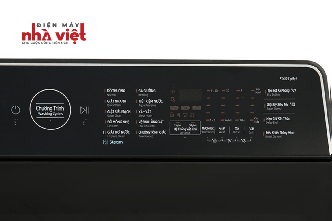 Máy giặt Samsung Inverter 12 kg WA12CG5886BVSV Thumbnail 4