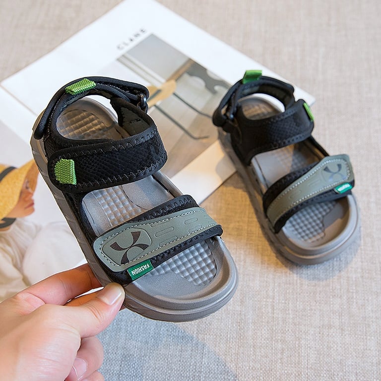M121 Sandal Bé Trai Thể Thao Phong Cách Hàn Quốc – Dép Sandal Trẻ Em Quai Dán Đế Êm Chống Trơn Trượt Đi Học, Đi Chơi