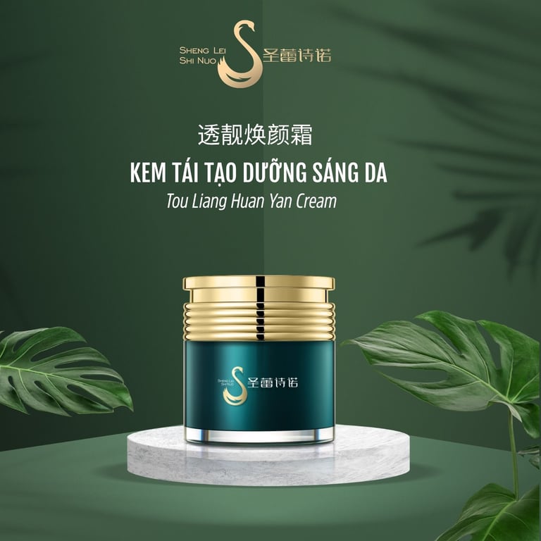 KEM TÁI TẠO DA - DƯỠNG SÁNG   Tou Liang Huan Yan Cream