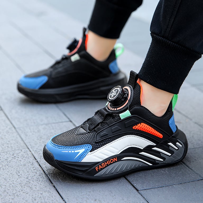 M161 Giày Thể Thao Sneaker Khóa Xoay Thông Minh Trẻ Em (Size 27-39)