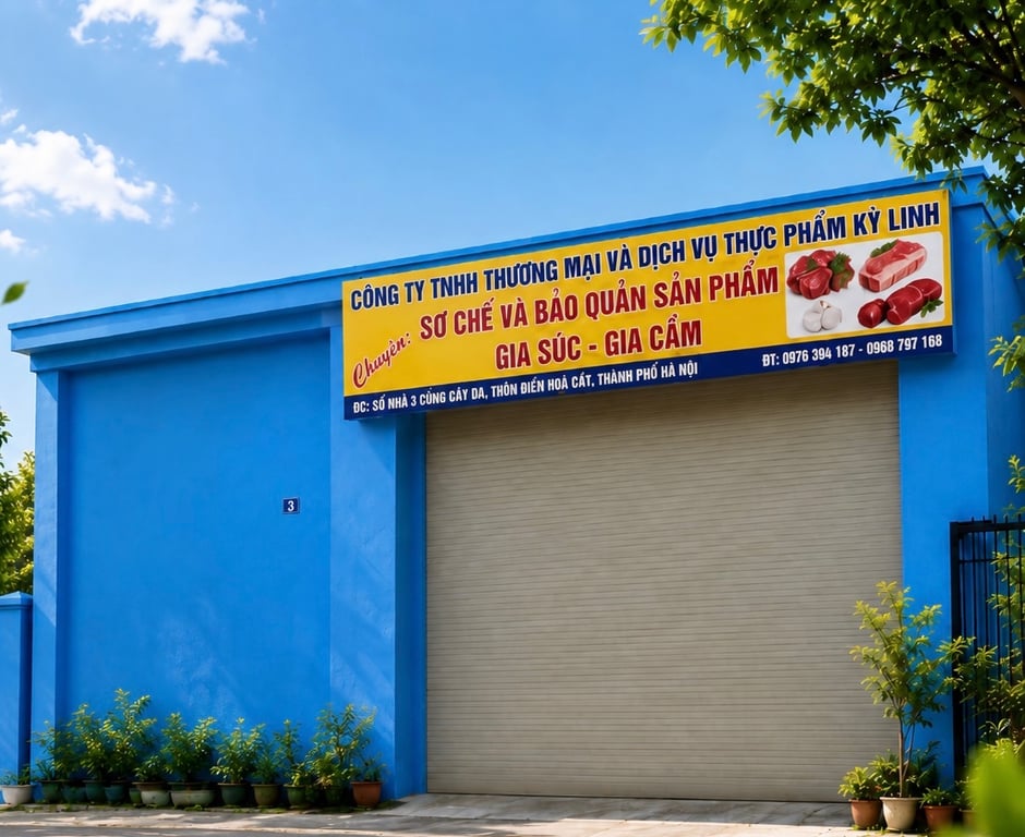 Quy mô nhà xưởng Kỳ Linh Food