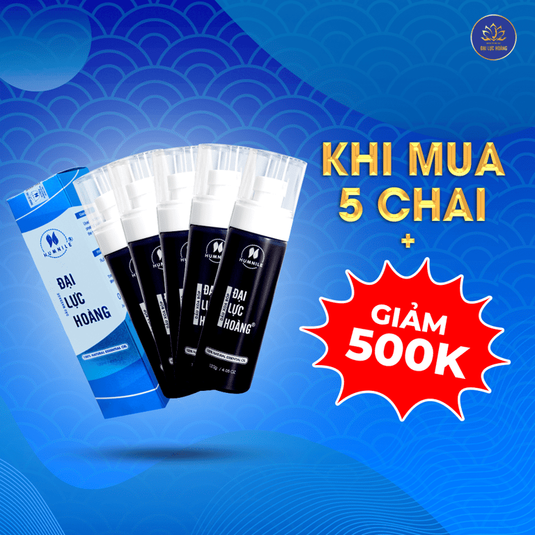 Combo 5 chai Tặng 500.000 VND