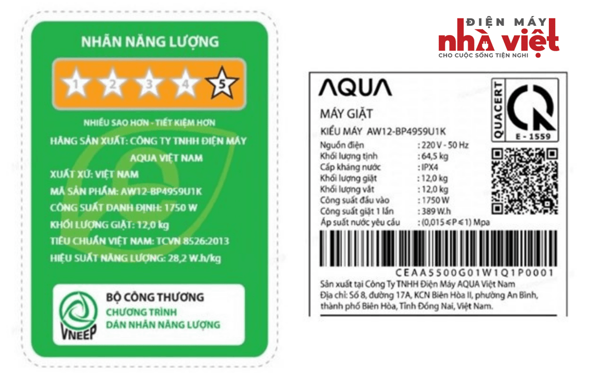 Máy giặt Aqua Inverter 12 kg AW12-B4959U1K(B) Thumbnail 4