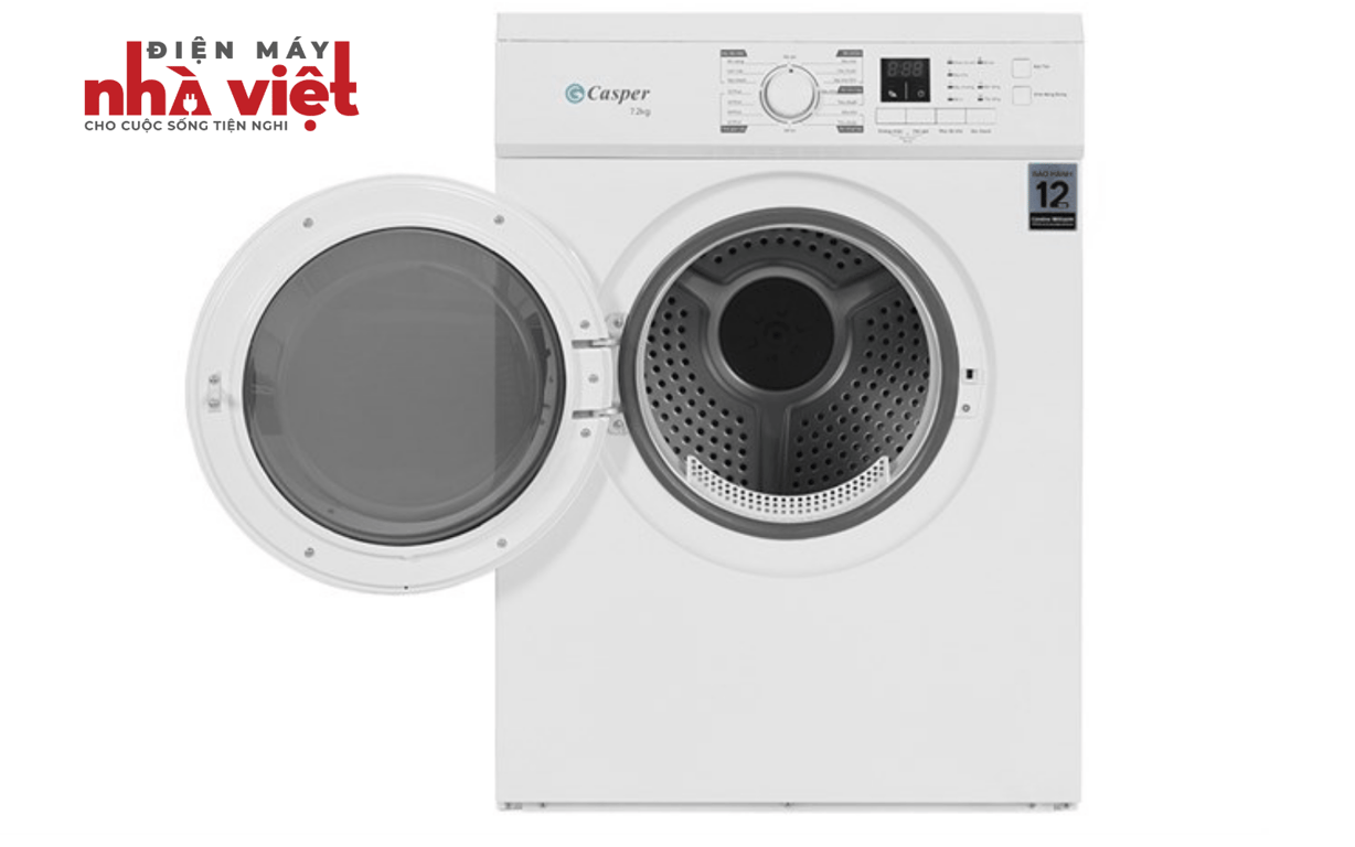 Máy sấy quần áo thông hơi Casper 7,2kg TD-72VWD Thumbnail 2