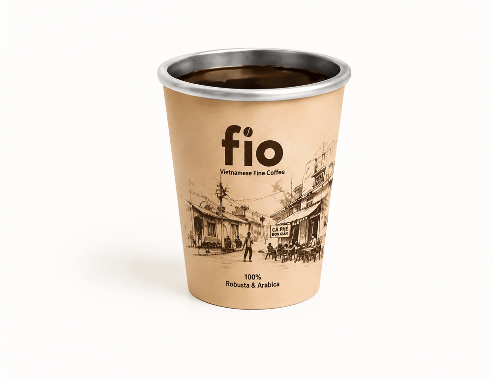 Ly đơn FIO coffee