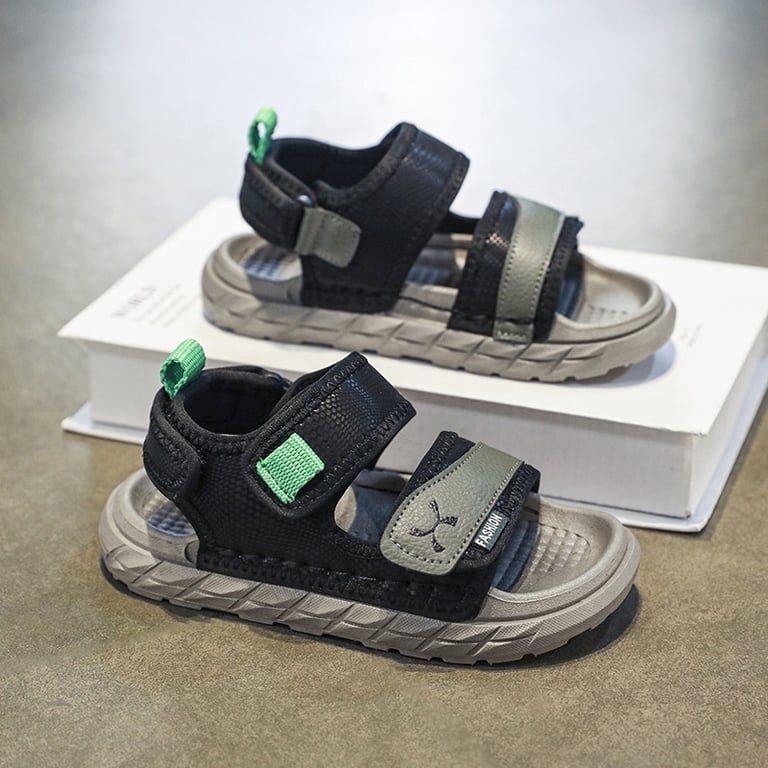 M121 Sandal Bé Trai Thể Thao Phong Cách Hàn Quốc – Dép Sandal Trẻ Em Quai Dán Đế Êm Chống Trơn Trượt Đi Học, Đi Chơi