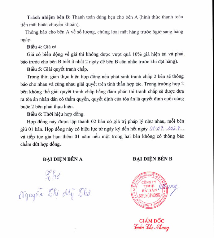 Hồ sơ pháp lý CÔNG TY TNHH THẮNG THỦY