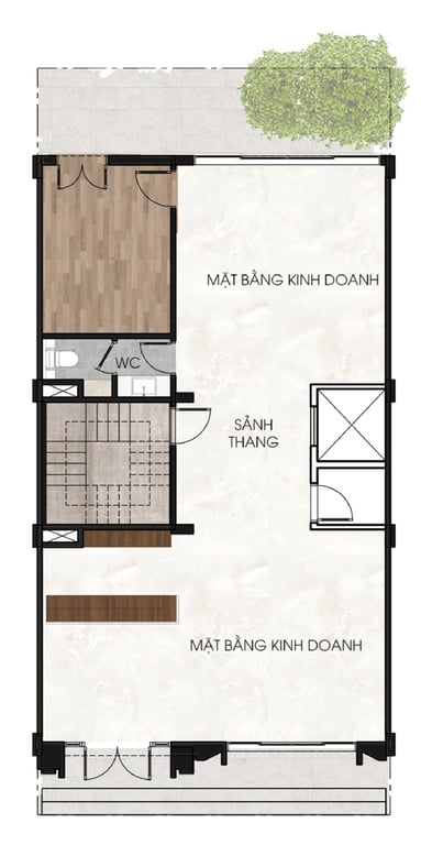 Liên kề 5 tầng 136m2