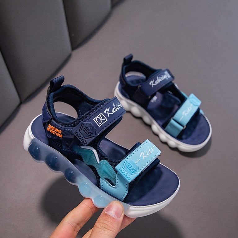 M171 Sandal Thể Thao Trẻ Em Siêu Nhẹ – Dép Quai Hậu Bé Trai & Bé Gái Đế Bong Bóng 2 Quai Dán Tiện Lợi Đi Học, Đi Chơi (Size 26 - 37)